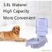 Chuanyue Pet Waterer Feeder Pet Automatic Waterer Dog Water Dispenser 1 Gallon Cat Dog Food And Water Dispenser (Square-Pet Waterer) - B07BKZHZVT
