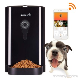 JEMPET Petwant SmartFeeder Automatic Pet Feeder Pet Food Dispenser for Dogs and Cats Controlled by IPhone Android or Other Smart Devices … - B0759D1JC4
