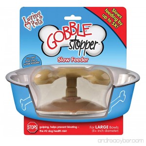 Loving Pets Gobble Stopper Slow Pet Feeding Supplies for Dogs - B00176BICU