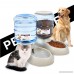 Neggcy Dog Puppy Cat Pet Automatic Feeder Dispenser Meal Tray Animal Water Bottle Food Bowl Portion Control - B0749K7THG