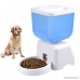 Petacc Automatic Pet Feeder Electric Dog Food Dispenser Cat Feeder with USB Cable Portion Control and Voice Recording 5L 3 Meals a Day White - B0797PSL8G
