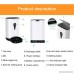 Pettom Automatic Pet Feeder Smart Food Dispenser for Dog Cats with Real-Time HD Night Vision Camera Wi-Fi App - B07423FLM8