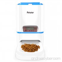 Petutor Automatic Cat Feeder 6L Pet Food Dispenser Feeder For Small  Medium And Large Cat Dog-4 Meal  Voice Recorder And Timer Programmable Portion Control - B07CHFKF5Q
