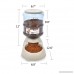 SRHOME Automatic Pet Feeder Food Dispenser for Dogs & Cats Self-Dispensing Gravity Pet Feeder and Waterer-8 lbs - B0798J6495