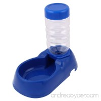 uxcell Pet Dog Cat Travel Water Drinking Fountain Bowl Bottle  Blue - B012SR3KGS