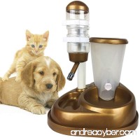 Westspark Pet Cafe Feeder Self-Dispensing Food Gravity Automatic Replendish station Waterer for Dog Cat Animal puppy Dry Food Storage Bottle Bowl Dish Stand - B07B6Q6TBP