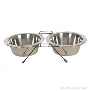 Advance Pet Products Embossed Double Diner - B008CF7SLE