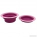 Elevated Double Collapsible and Removable Outdoor Pet Feeding Bowls for Traveling Camping for Small Medium Dogs and Cats - B01M3YLHJ6