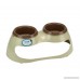 JW Pet Company icon Curve Elevated Feeder Dog Bowl Medium/Large (Colors Vary) - B0036OU534