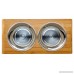Pawfect Pets Premium Elevated Dog and Cat Pet Feeder Double Bowl Raised Stand Comes with Extra Two Stainless Steel Bowls. Perfect for Dogs and Cats. - B0731X1TFK