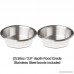 PetFusion Elevated Pet Feeder in Premium Solid Wood. FOOD GRADE Stainless steel bowls - B008LMROJ4