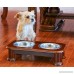Premium Elevated Pet Feeder By Pawridge - Luxury Solid Wood Stand & 2 Food Grade Stainless Steel Bowls - Improves Your Pet's Digestion - Suitable For Small / Medium Dogs & Cats - B01MQ2Q250