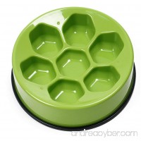 Fun Feeder Pet Food Slow Bowl Puppy Anti-Choking Bowl Dog Cat Food Water Heathy Eating Feeder Prevent Eating Too Fast Anti-Gulping Bloat Stop Non-Slip for Dog Cat Puppy Unique Design Pink/Blue/Green - B072VQT997