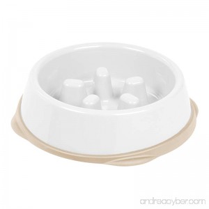 IRIS Slow Feeding Bowl for Snouted Pets - B077Y8N8BS