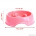 Itemap Non Slip Puppy Cat Dog Pet Slow Down Eating Feeder Feeding Food Bowl Water - B07216SY1G