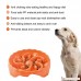JUSTPET Slow Feeder Dog Bowl Interactive Bloat Stop Dog Food Water Feed Bowl Anti Choking Slow Eating Drinking Non-Skid Pet Feeding Bowl Eco-Friendly Durable Anti-Static & Anti-Dust PP Material - B07CVWZP88