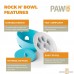 PAW5 Rock 'N Bowl Puzzle Feeder Dog Bowl - Fun Interactive Enrichment Dog Dish - Slow Feeder For Dogs - Stops Bloating - BPA and phthalate-free plastic Made in the USA - B017THCRB6