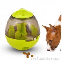 Pet Food Ball FUN and INTERACTIVE Treat-dispensing Ball for Dogs & Cats Dispenser Ball Toy SLOW FEEDER Increases IQ and MENTAL Stimulation BEST alternative to Bowl Feeding with Tumbler Design - B07BF49H8R