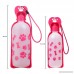 Anpetbest Dog Water Bottle Pink Pet Water Dispenser Drink Bottle for Daily Walks Hiking Camping Beach and on the Go BPA Free Plastic (22 fl oz) - B07BLMBB8H