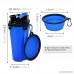 ARAD 2 in 1 Portable Pet Water Bottle and Food Container with Pet Bowl Complete Food Solution Perfect for Travel or Furry Best Friends On the Go - B07C39YYXL