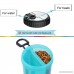 Dog Water Bottle with Bowl SANGYM Travel Portable 2-in-1 Dog Mug and Food Container with Collapsible Dog Bowl - B07FSPNX12