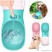 FX Dog Water Bottle Outdoor Walking Portable Pet Travel Water Drink Cup Portable Puppy Water Dispenser Leak Proof Portable Fast and Easy - Food Grade Silicone - B07D3WRYXJ
