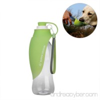 JunBo Portable Pet Travel Water Bottle with Silicone Foldable Bowl for Hiking  Mountaineering and Outdoor Travel - B07DK9HL75