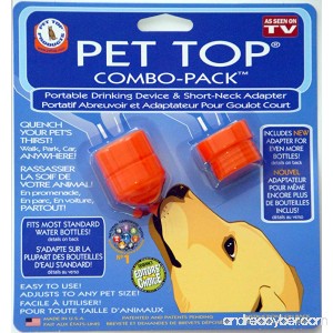 Pet Top®® Combo Pack Portable Water Bottle Drinking Adaptor for Pets - B002LNXBYG