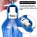 Petbob Pet Water Bottle Portable Dog Travel Drinker with Metal Carabiner Pet Water Bowl No Drip Water Dispenser for Small to Large Pet - B06ZYZN9Y3