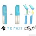 Petmii Dog Water Bottle Leak Proof Portable Puppy Water Dispenser with Drinking Feeder for Pets Outdoor Walking Hiking Travel and on the Go Antibacterial Food Grade Plastic BPA Free - B07D74VQB5