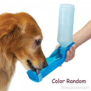 Pocktyle 250ML Foldable Plastic Dispenser Drinking Fountain Pet Water Bottle Dog Feeding Bowl Kettle - B07BVKSXXM