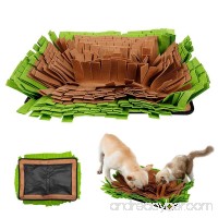 Dog Snuffle Mat Slow Feeder Pet Nose-working Training Diy Blanket Cat Eating Food Rug Treat Puzzle Toy Washable 2 Colors - B076MNYTBX