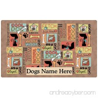 Drymate Pet Placemat  Dog Food Mat - Personalized Pet Food Mat - Personalized Placemats For Dogs (Made from Recycled Fibers  Machine Washable) - B01N7G2L57