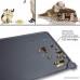 HWDID Silicone Waterproof Dog Cat Food Mats - FDA Grade Pet Dog Cat Bowl Mats Placemat - Non Slip Dog Pet Cat Feeding Mat. - B07CK5KPW7