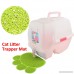 JOYJULY PVC Pet Dog Cat Puppy Kitten Dish Bowl Food Water Feeding Placemat Non-slip Cat Litter Mat Paw Shape - B00YEFGMYA