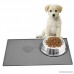 Leeko Large Pet Food Mat Food Grade Silicone Waterproof Non-Toxic Non-Allergenic Cat or Dog Feeding Placemat 24 x 16 x 0.4 - B01N3RMVGX