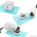 PETKIT Dog Cat Placemat for Bowls Fountain Dishes FDA Grade Silicone Pet Feeding Mat Waterproof Pet Water Bowl Mat Non Slip Dog Food Bowl Tray for Floor Collapsible Portable 18.1 x13.4 - B0747NJDV1