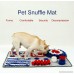 Petvins Dog Feeding Mat Snuffle Nose Work Training Foraging Mat Pet Activity Blanket Slow Feeder Bowl Stress Release Pad - B07CGJHSH4