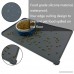 SACRONS-Large Silicone Pet Feeding Mat Pet Bowl Mat/Pad Soft Waterproof Easy to Clean Dog & Cat Food Mat Size 11.5 x 18.5 / 14.8 x 21 - B076Z6TC5Z