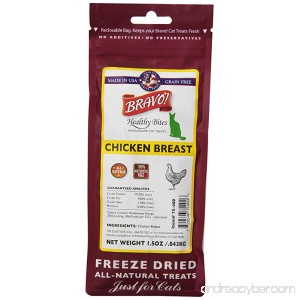 BRAVO 294125 Healthy Bites Chicken Bre-Assistance for Pets 1.5-Ounce - B00E8LLMHW
