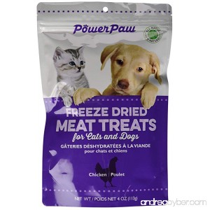 Power Paw Products Freeze Dried Chicken Piece 4-Ounce/10 by 6.5 by 3-Inch - B00PXIZ52M
