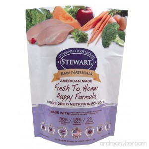 Stewart Raw Naturals Chicken Fresh to Home Puppy Formula Freeze Dried Food (1 Pack) - B00WPJOXUW