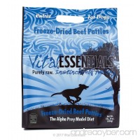 Vital Essentials Freeze-Dried Beef Patties Grain Free Limited Ingredient Dog Entrée  1 Pound 14 Ounce Bag - B004USMOIY