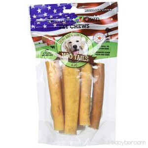 Best Buy Bones Nature's Own Moo Tails Pet Chews (1 Pack) 6 pieces One Size - B00R7SJ0GI