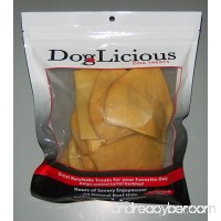 Pork Skin Pig Ear Shaped-Dog Treats NEW RESEALABLE BAG! - B00KHZOMB6