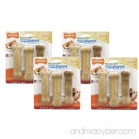12-Count Nylabone Healthy Edibles Lamb and Apple Flavored Puppy Dog Treat Bones  Size Regular - (4 Packs with 3 per Pack) - B01BCOM06Y
