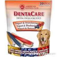 American Kennel Club DentaCare Dog Sticks  Yogurt and Fruit Combo Pack - B01LXISK1S