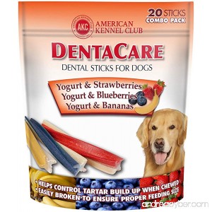 American Kennel Club DentaCare Dog Sticks Yogurt and Fruit Combo Pack - B01LXISK1S
