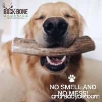 Buck Bone Organics Elk Antler For Large Dogs  All Natural Healthy Chew  Made in the USA - Happy Dog Guarantee - B00U2QVARY