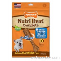 Nylabone Nutri Dent Complete Dog Treat Bones for Small Dogs up to 25 Pounds - B00IWLWQK6